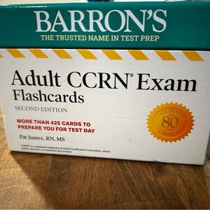 Barron's Adult CCRN Exam Flashcards - White and Green